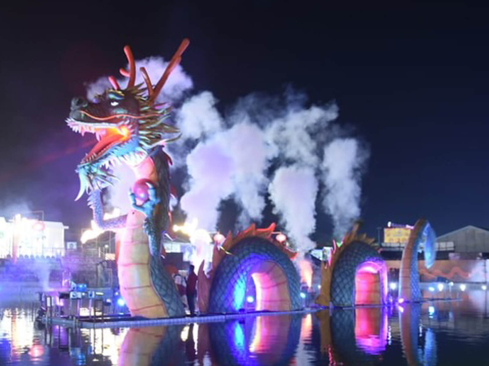 India Giant Chinese Dragon Model Project