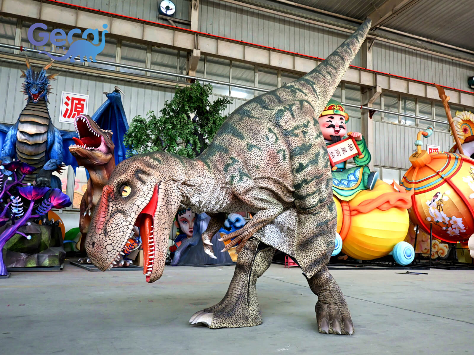 Realistic Allosaurus Dinosaur Costume for Adults