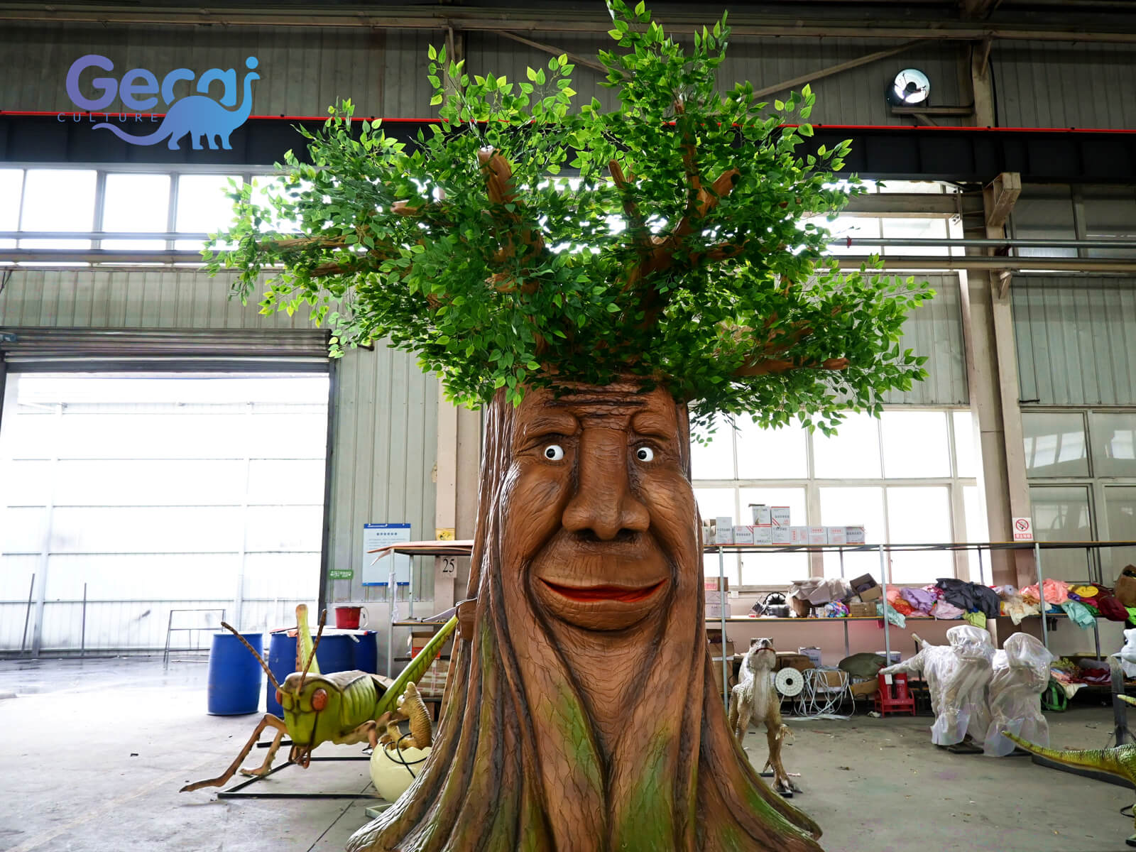 Custom Animatronic Talking Tree for Park