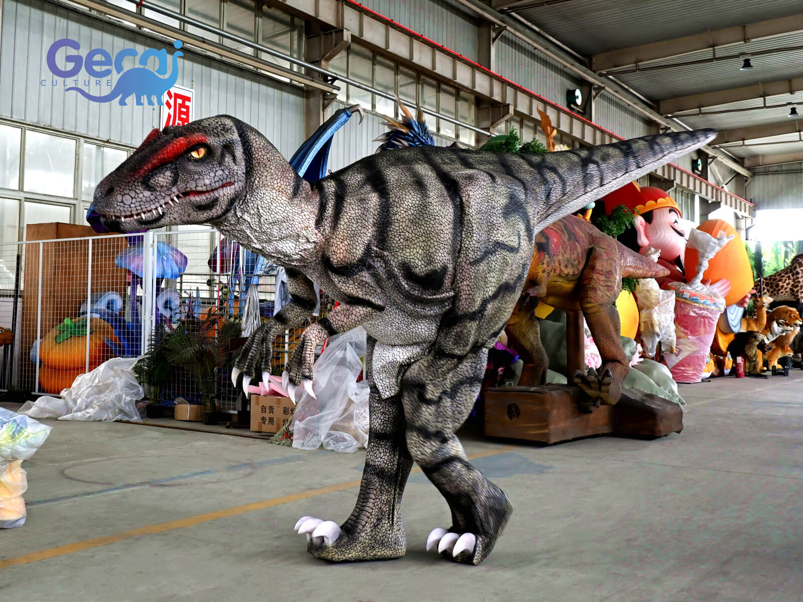Lifelike Allosaurus Costume for Sale