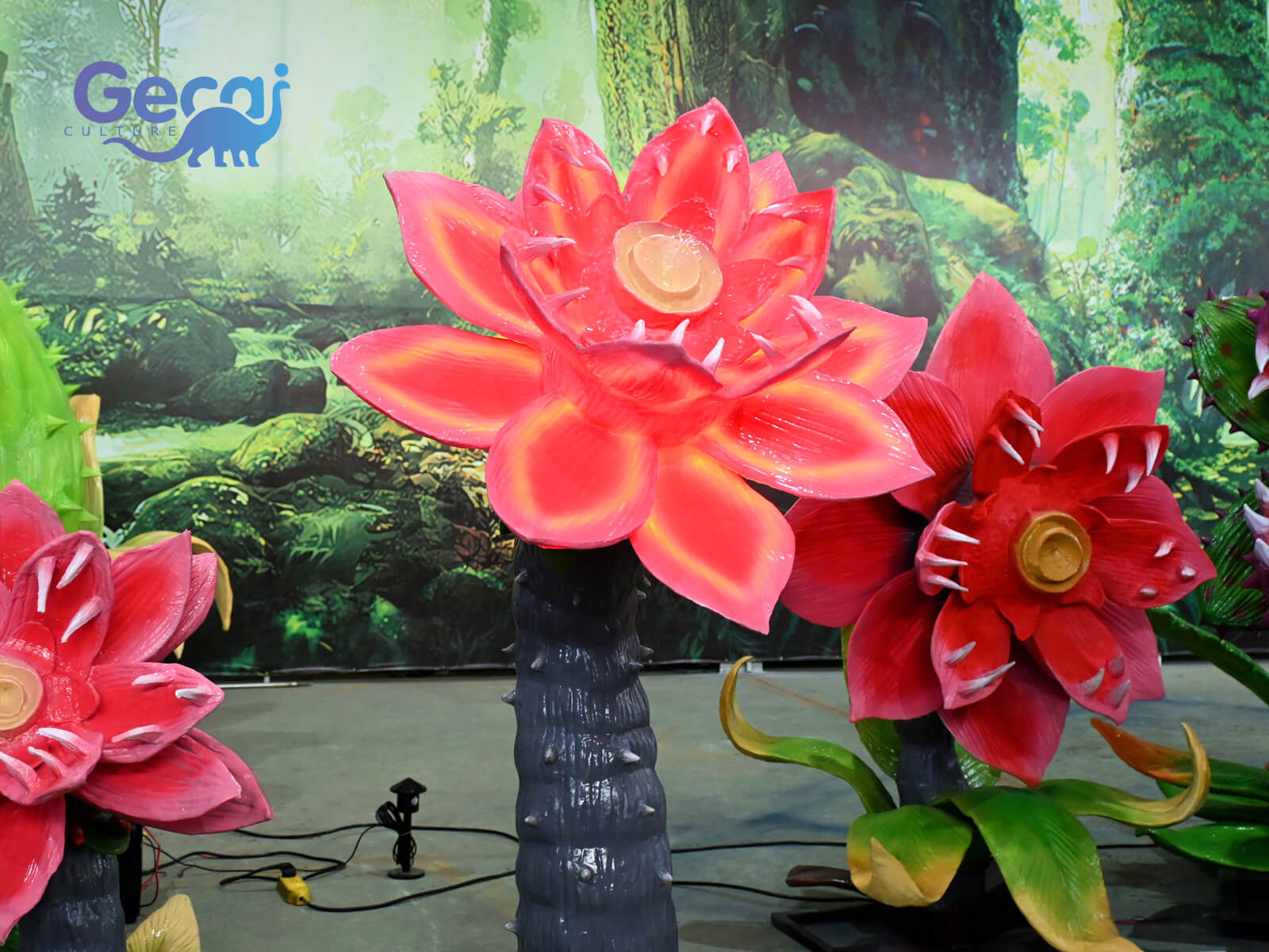 Animatronic Flower Decoration for Park