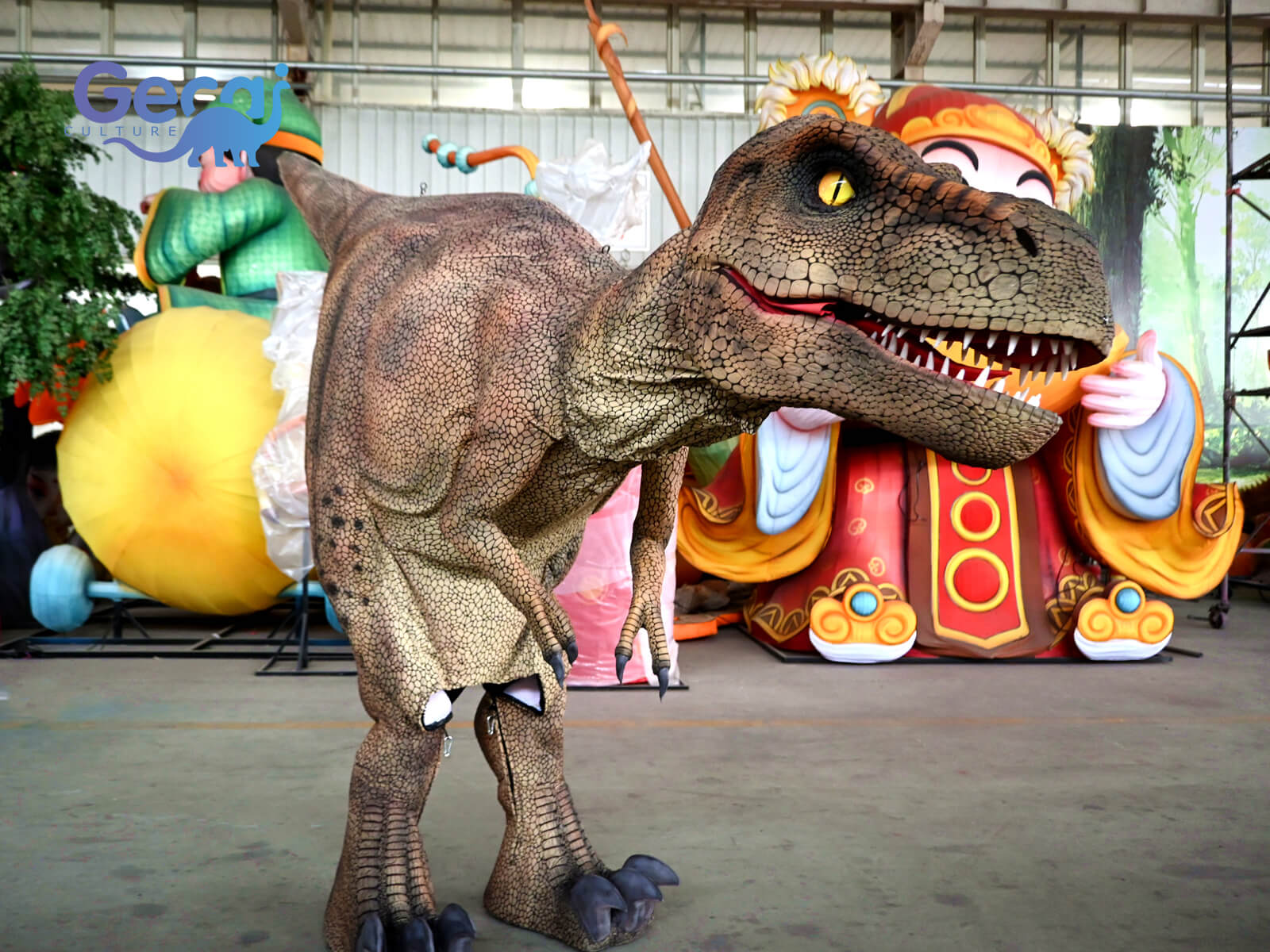 Lifelike Trex Adult Costume for Show