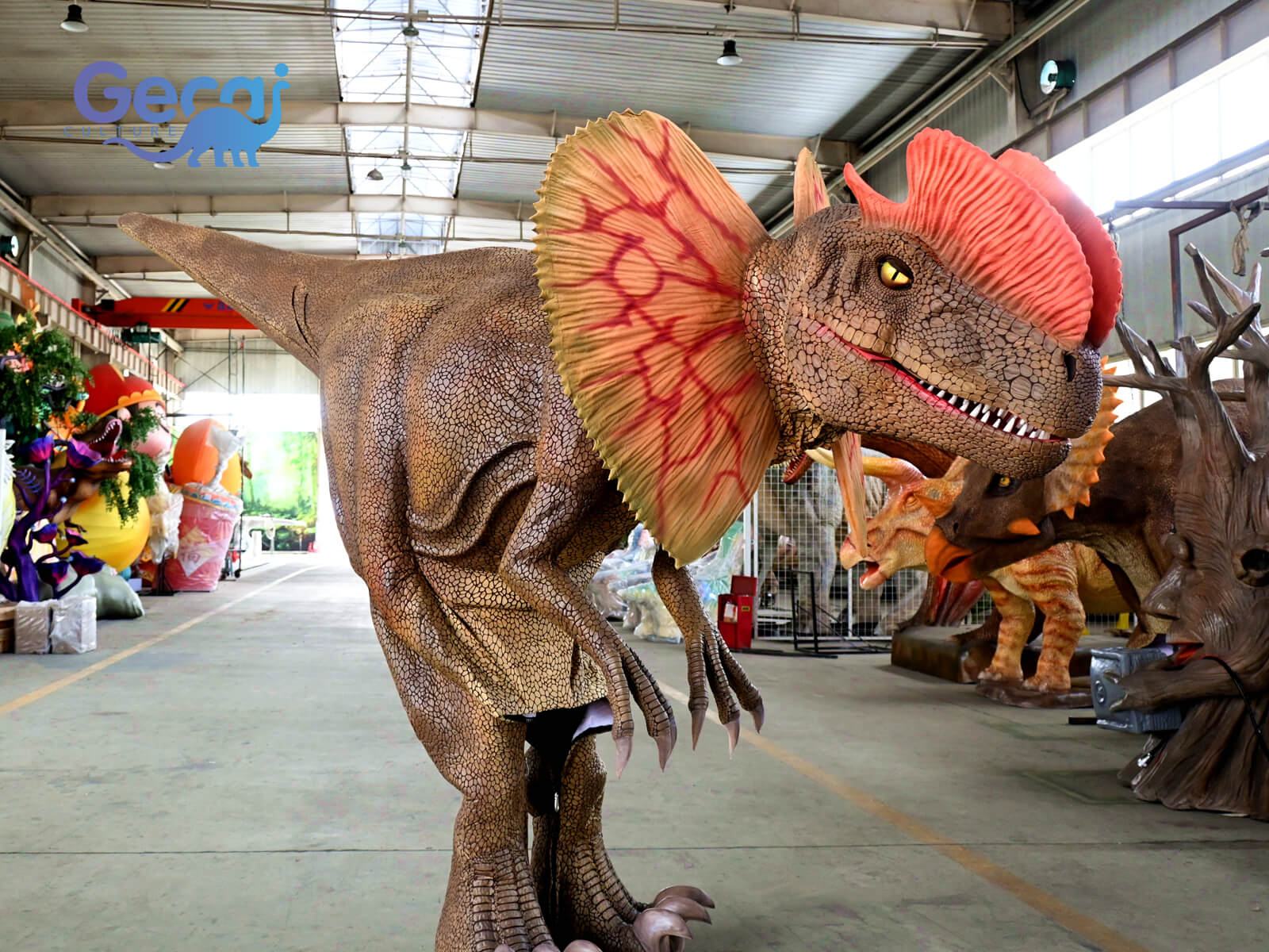 Realistic Dilophosaurus Dinosaur Costume for Sale