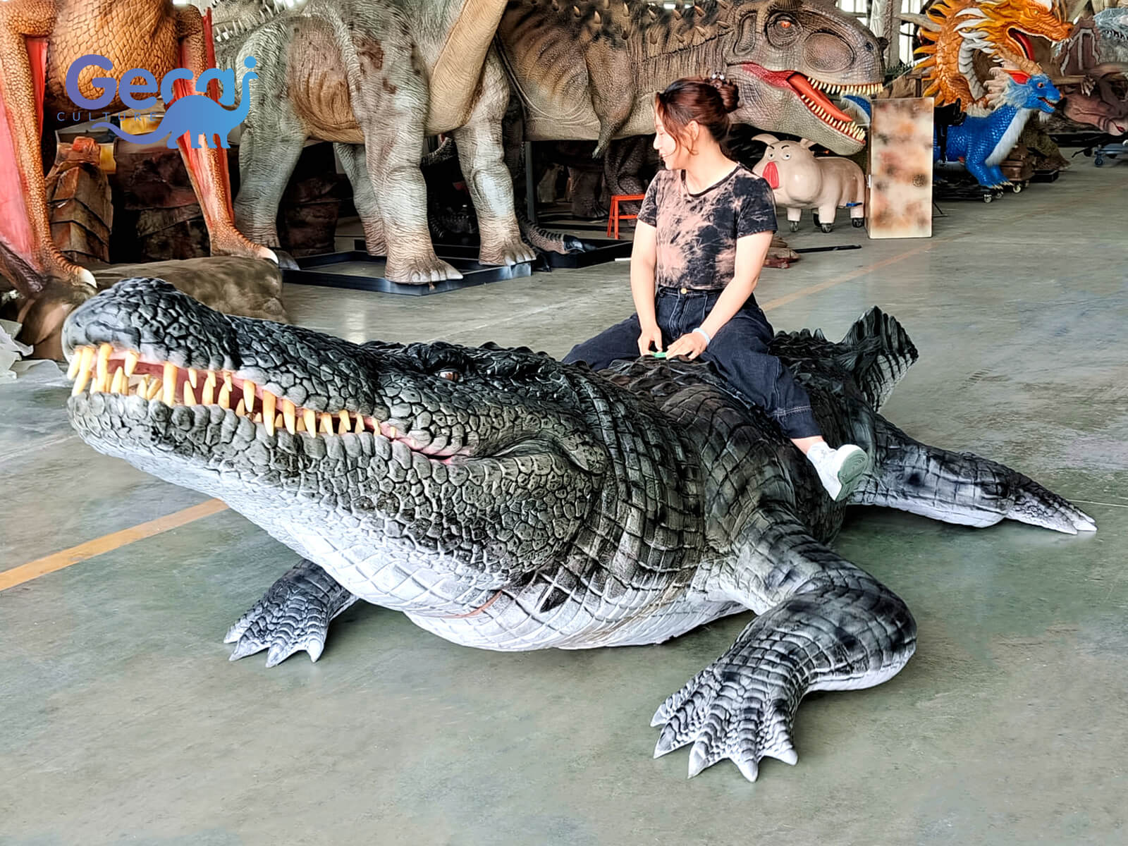 Remote Control Animatronic Crocodile for Sale