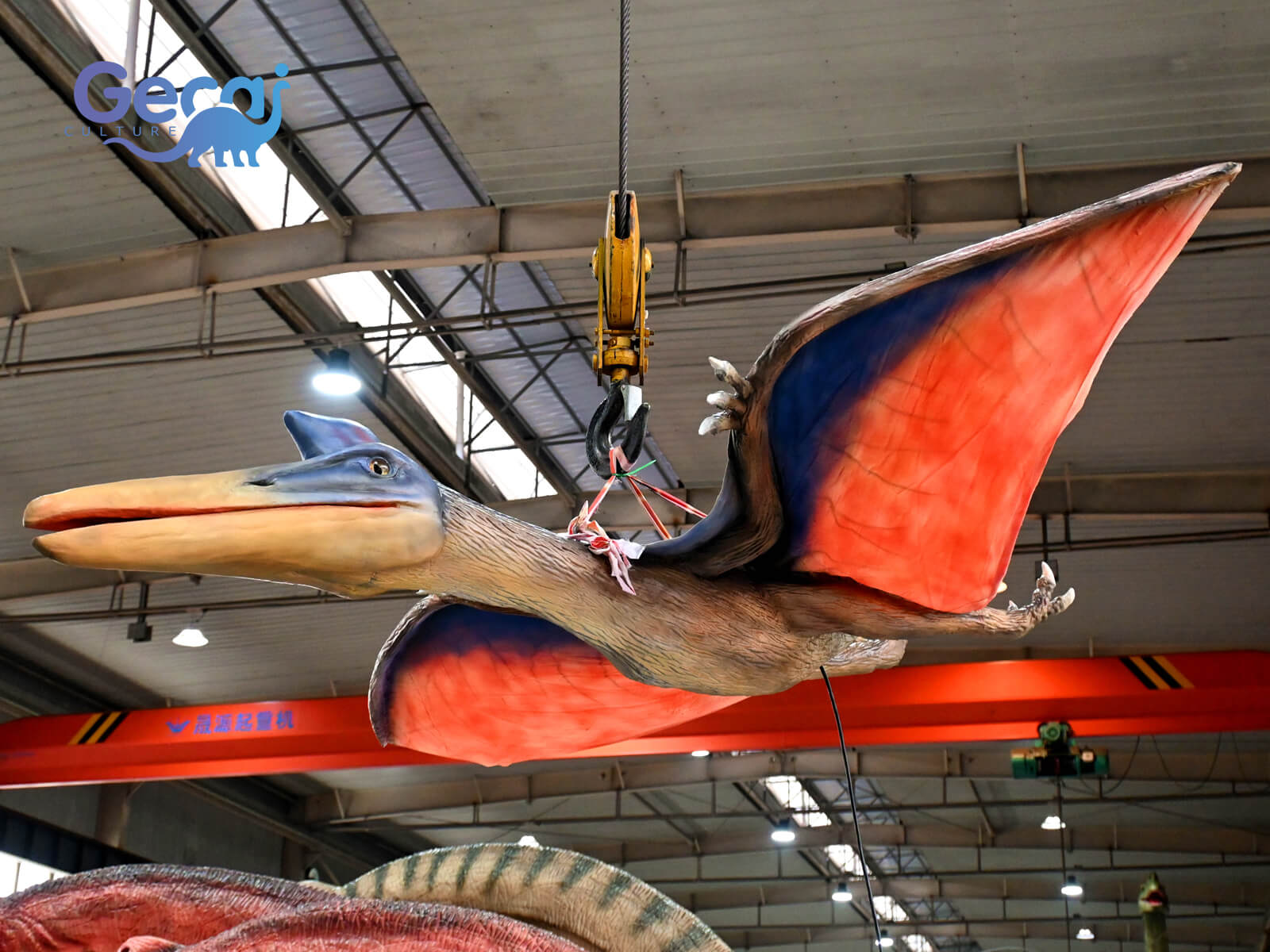 Animatronic Pterodactylus Model for Park