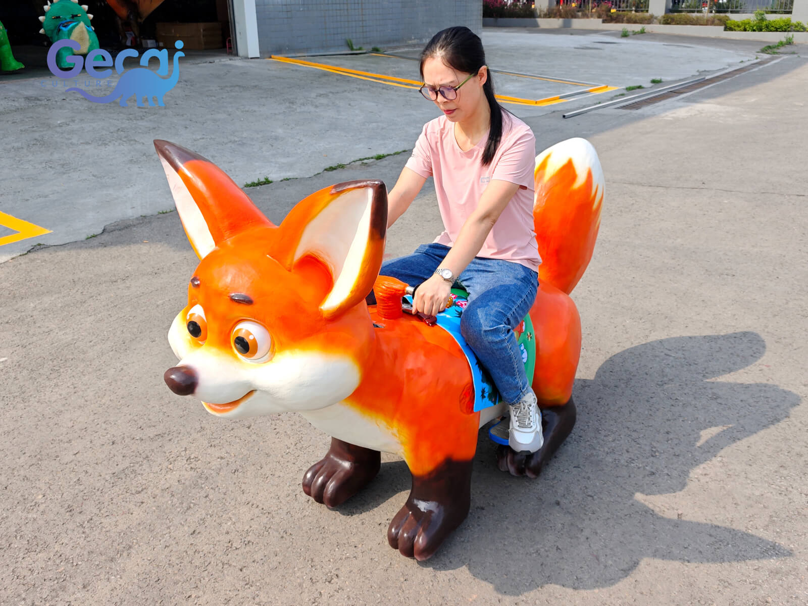 Cute Fox Animal Scooter for Kids