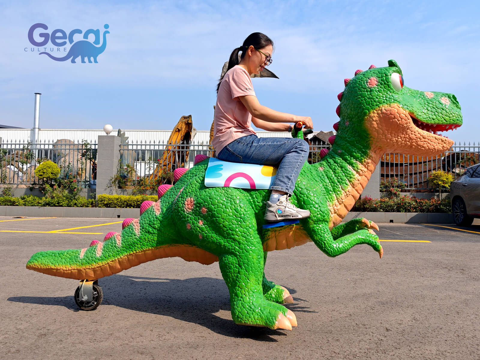 Cute Cartoon Dinosaur Kids Scooter