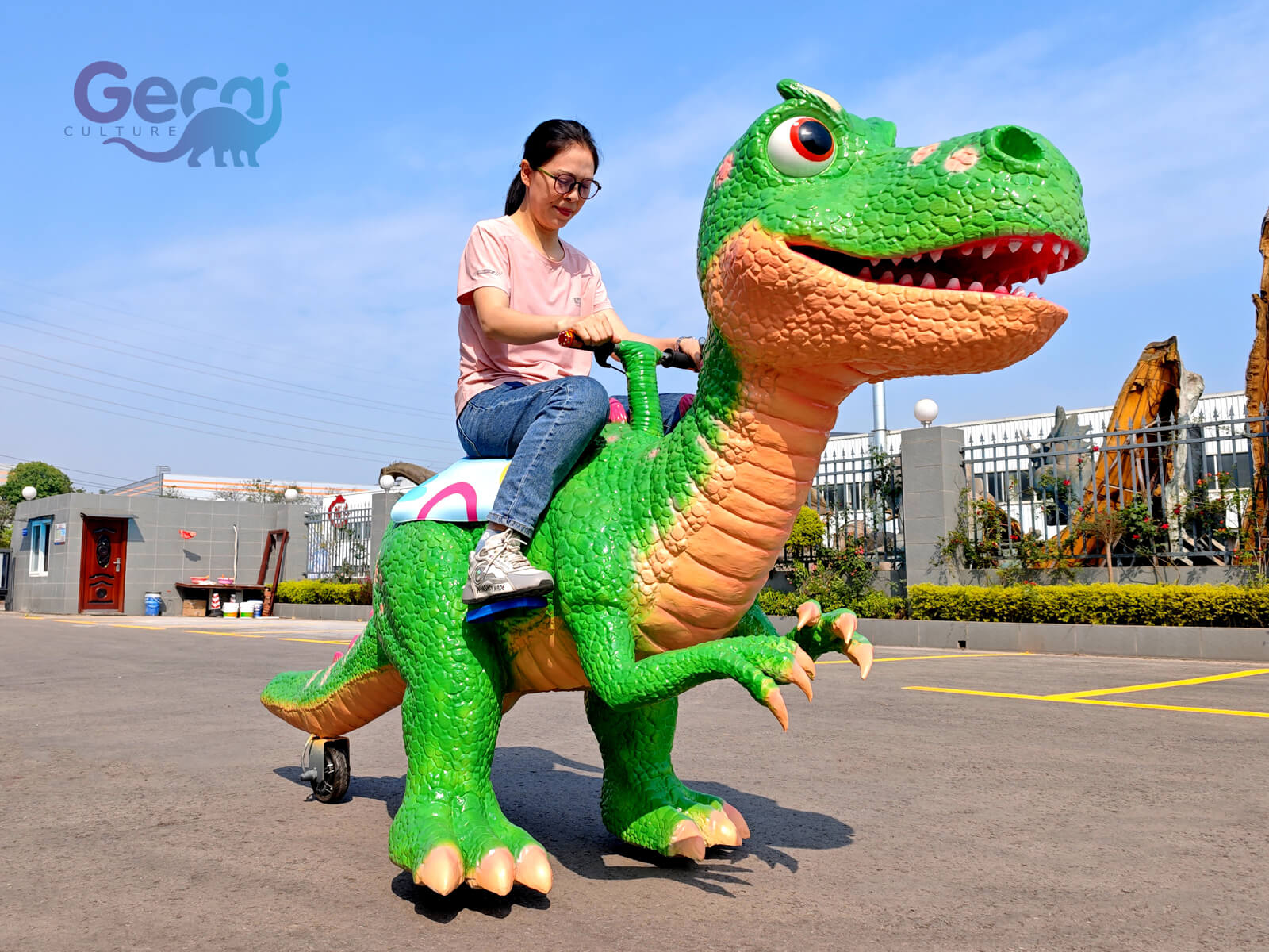 Cute Cartoon Dinosaur Kids Scooter