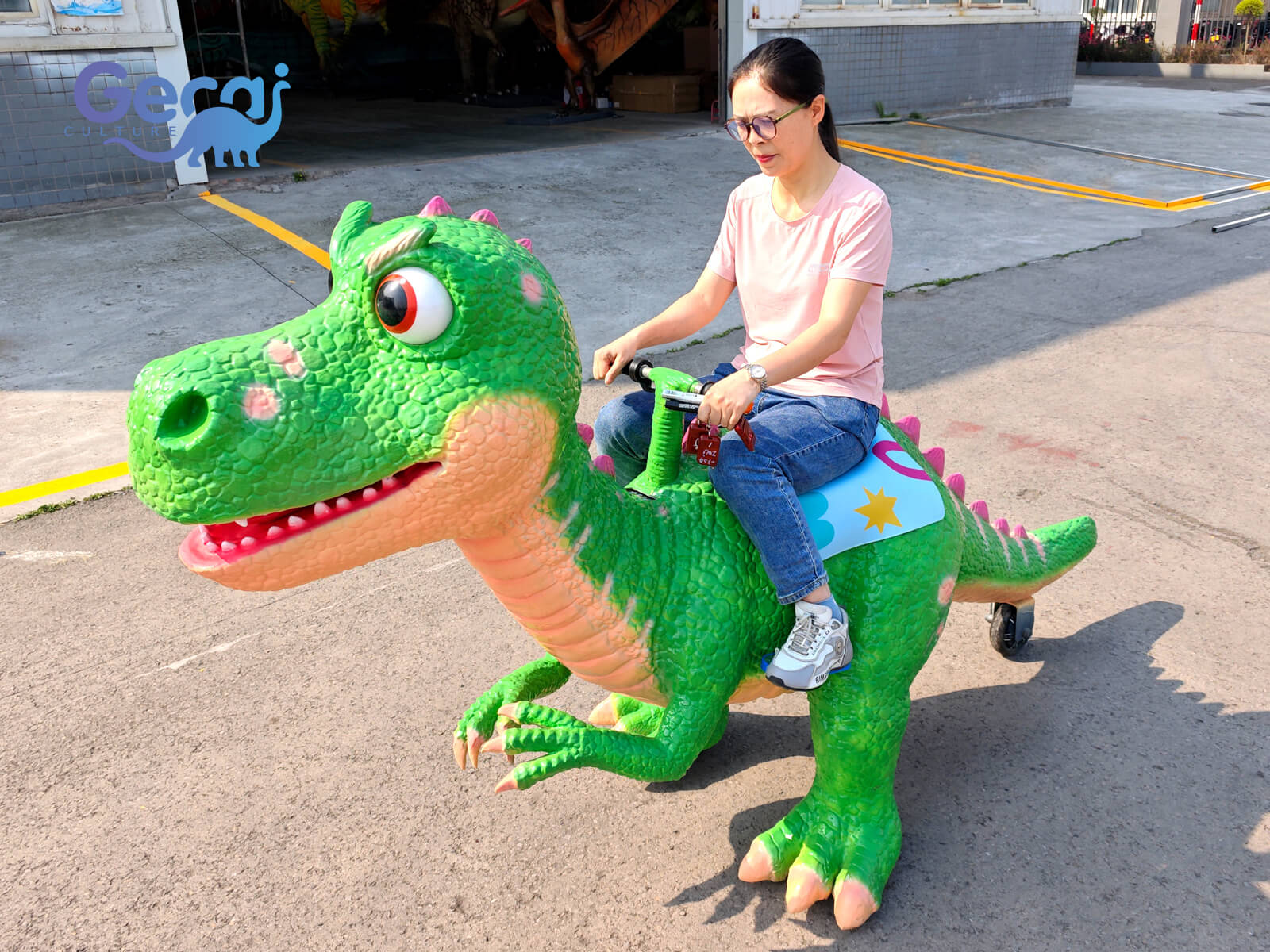 Cute Cartoon Dinosaur Kids Scooter