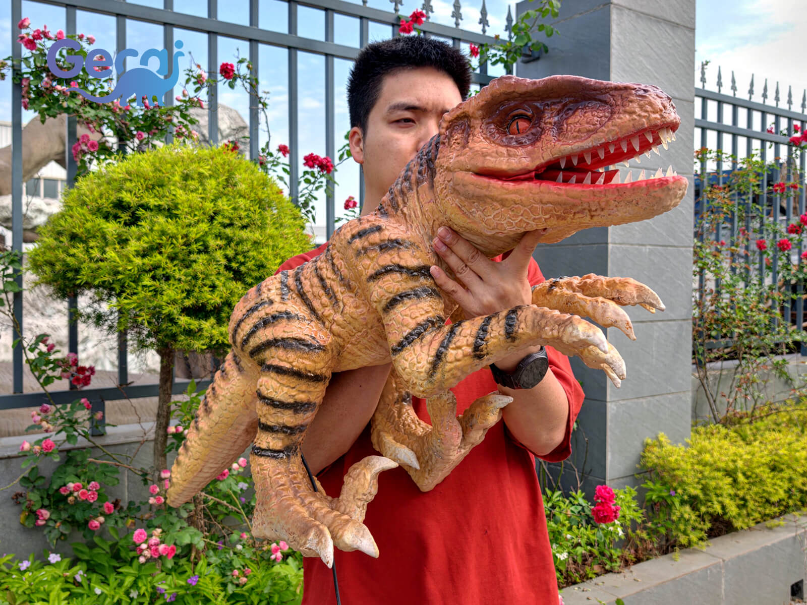 Realistic Baby Dinosaur Puppet for Show