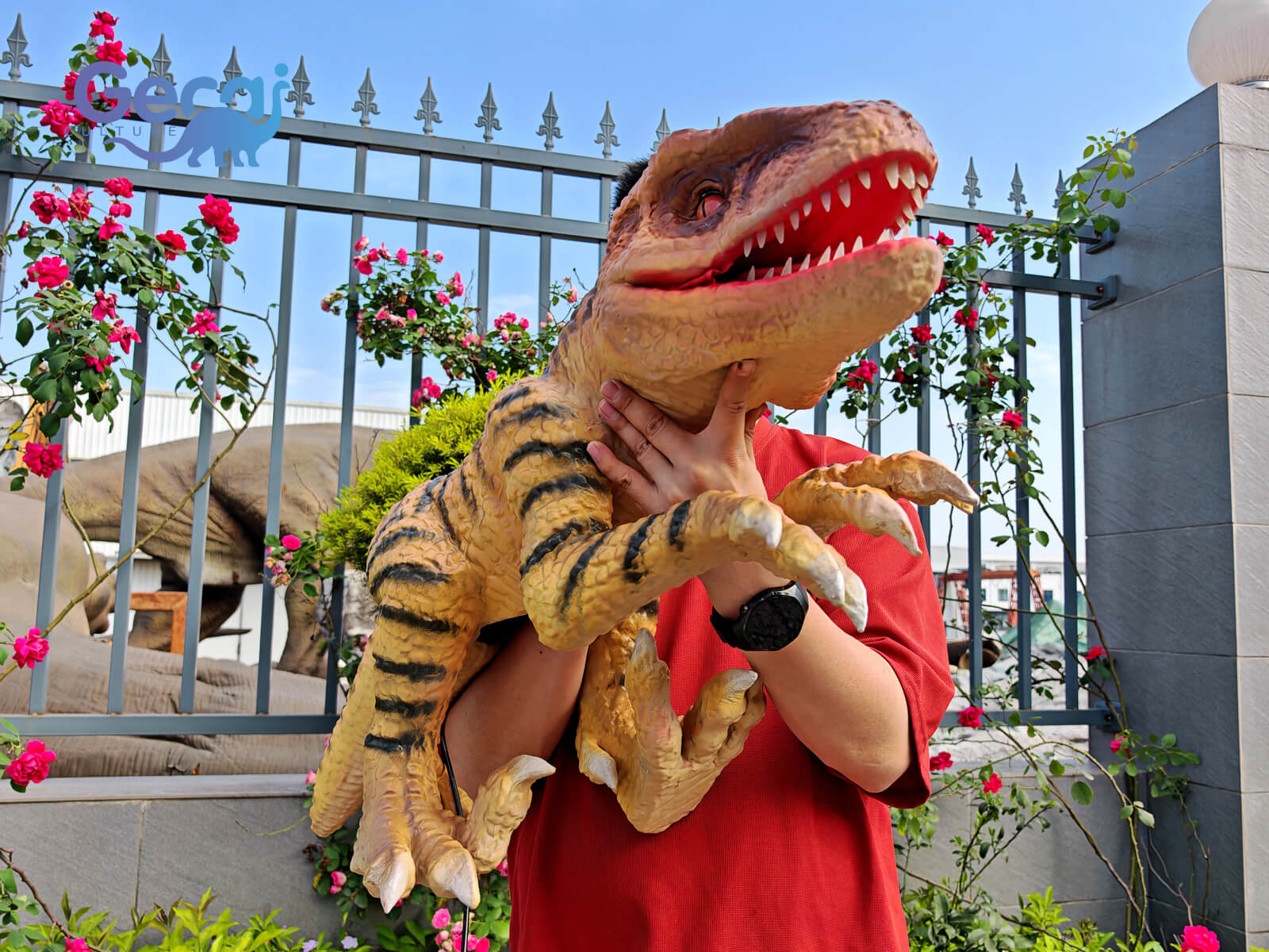 Realistic Baby Dinosaur Puppet for Show