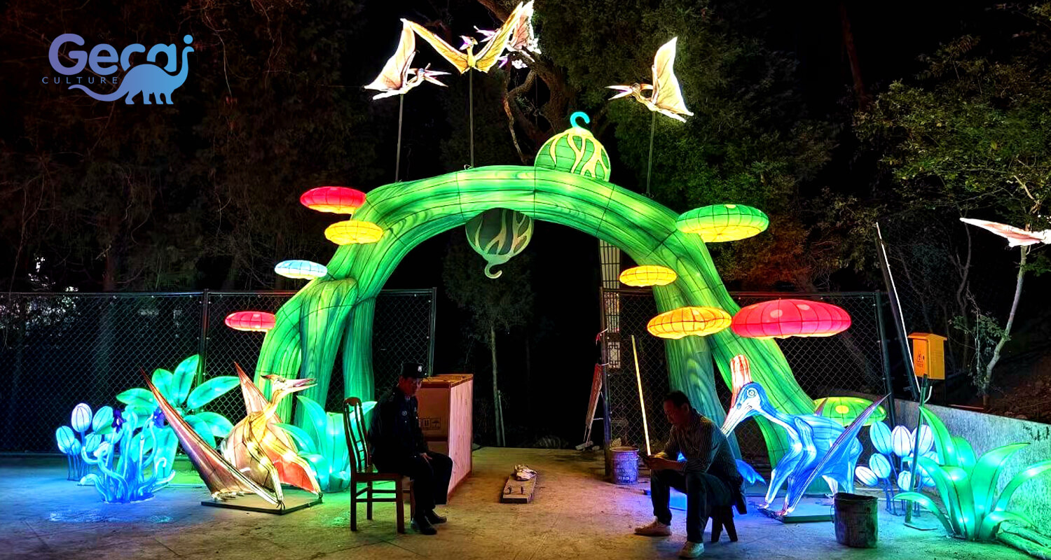 Dinosaur Festival Lantern Project in Guizhou