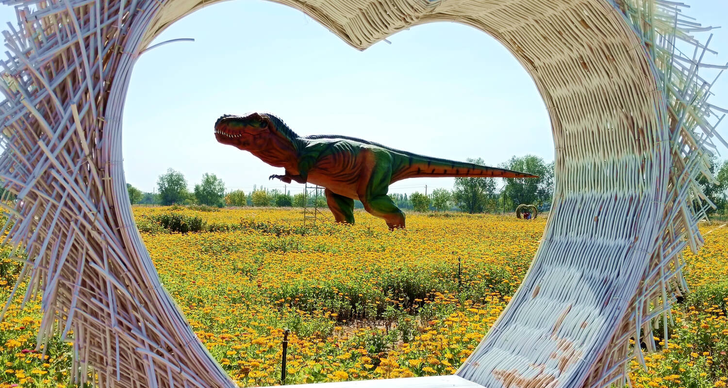 Dinosaur Park in Texas, USA