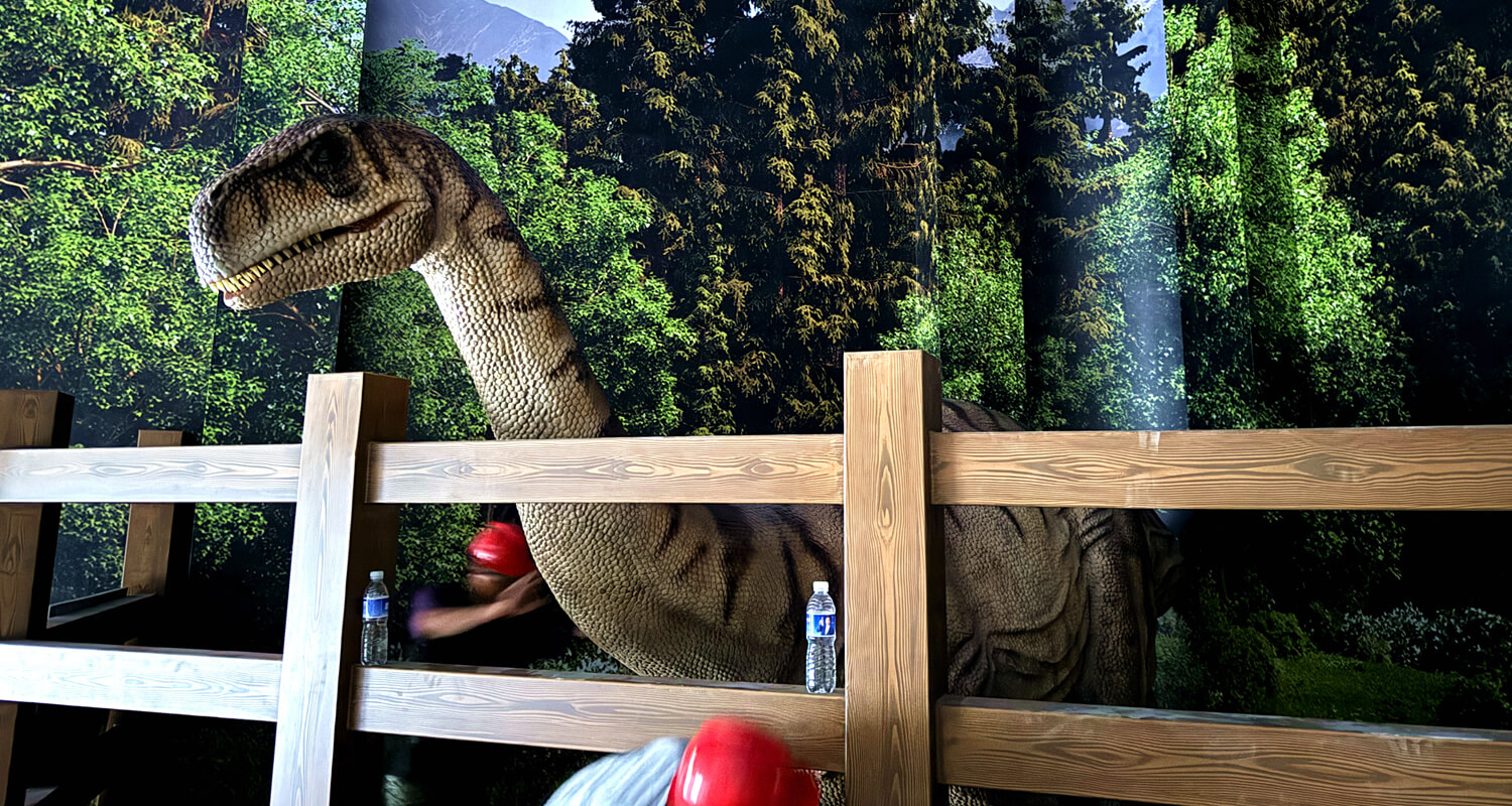 Dinosaur Park in Zhoukou, China