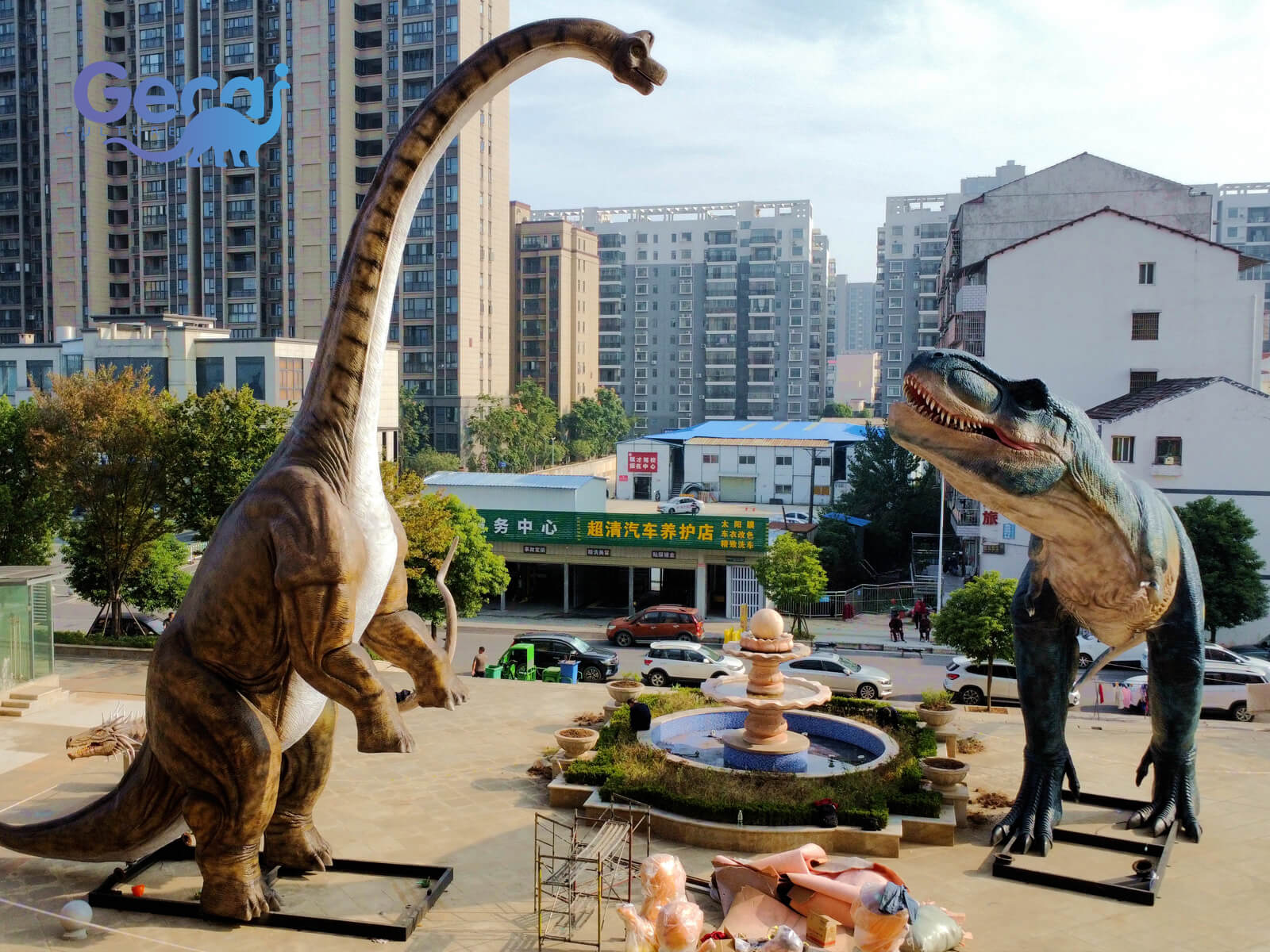 Dinosaur Project in Wuhan Mithus International Hotel