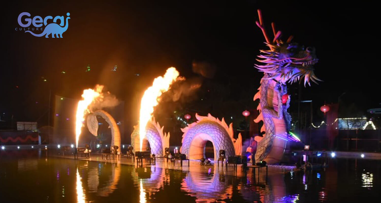 India Giant Chinese Dragon Model Project