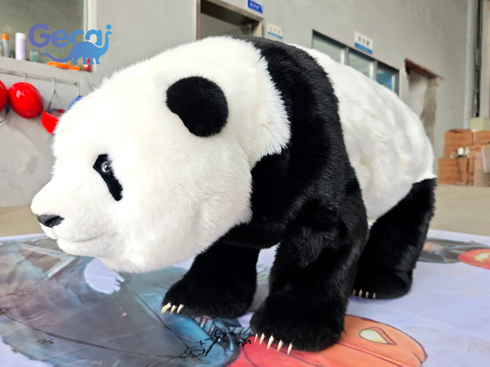 GeCai Culture manufactures advanced robot dinosaurs with realistic walking movement, sound effects, interactive functions, and intelligent control systems for theme parks, exhibitions, museums, and entertainment attractions.