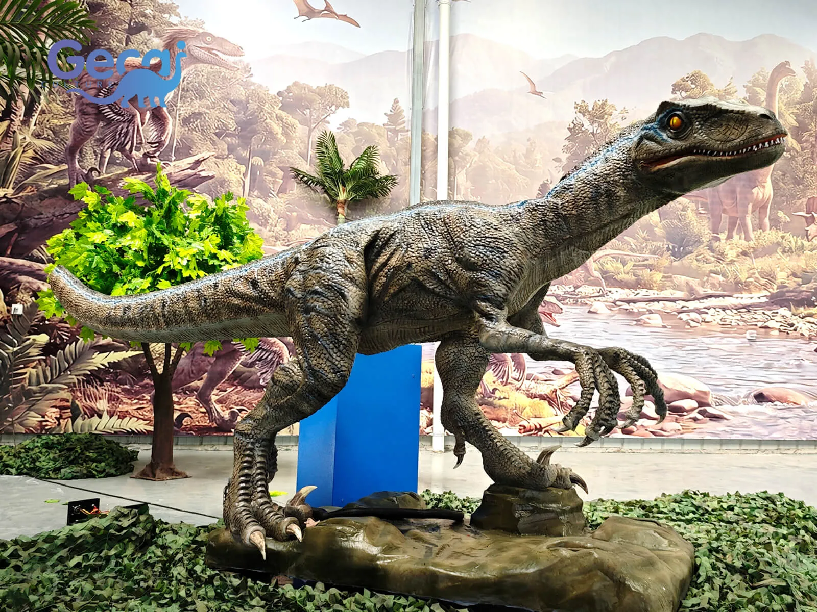GeCai Culture is a leading animatronic dinosaur manufacturer specializing in realistic animatronic dinosaurs, life size dinosaur models, robotic dinosaurs, and custom dinosaur attractions for theme parks, museums, exhibitions, and entertainment venues worldwide.