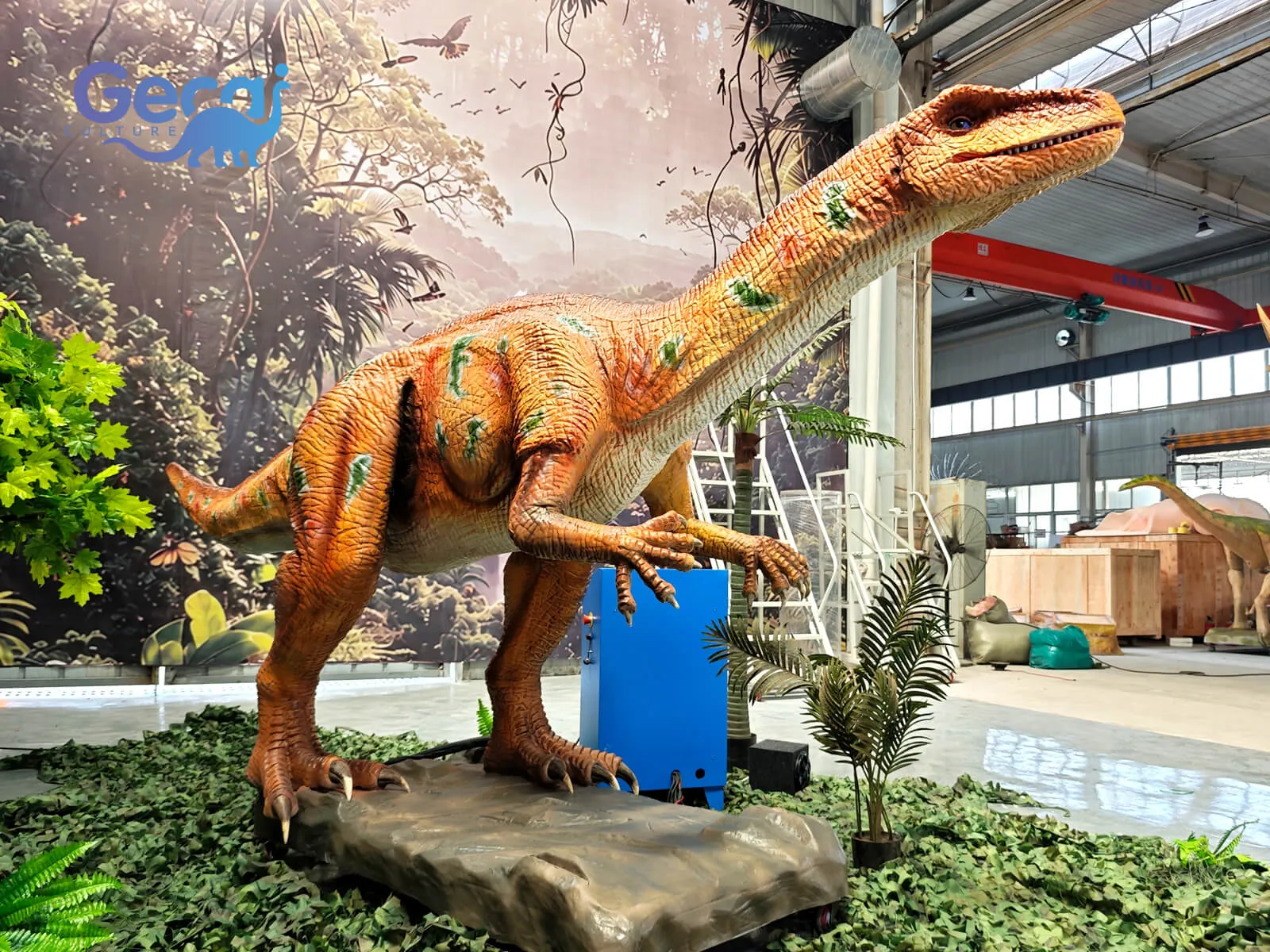 GeCai Culture is a leading animatronic dinosaur manufacturer specializing in realistic animatronic dinosaurs, life size dinosaur models, robotic dinosaurs, and custom dinosaur attractions for theme parks, museums, exhibitions, and entertainment venues worldwide.