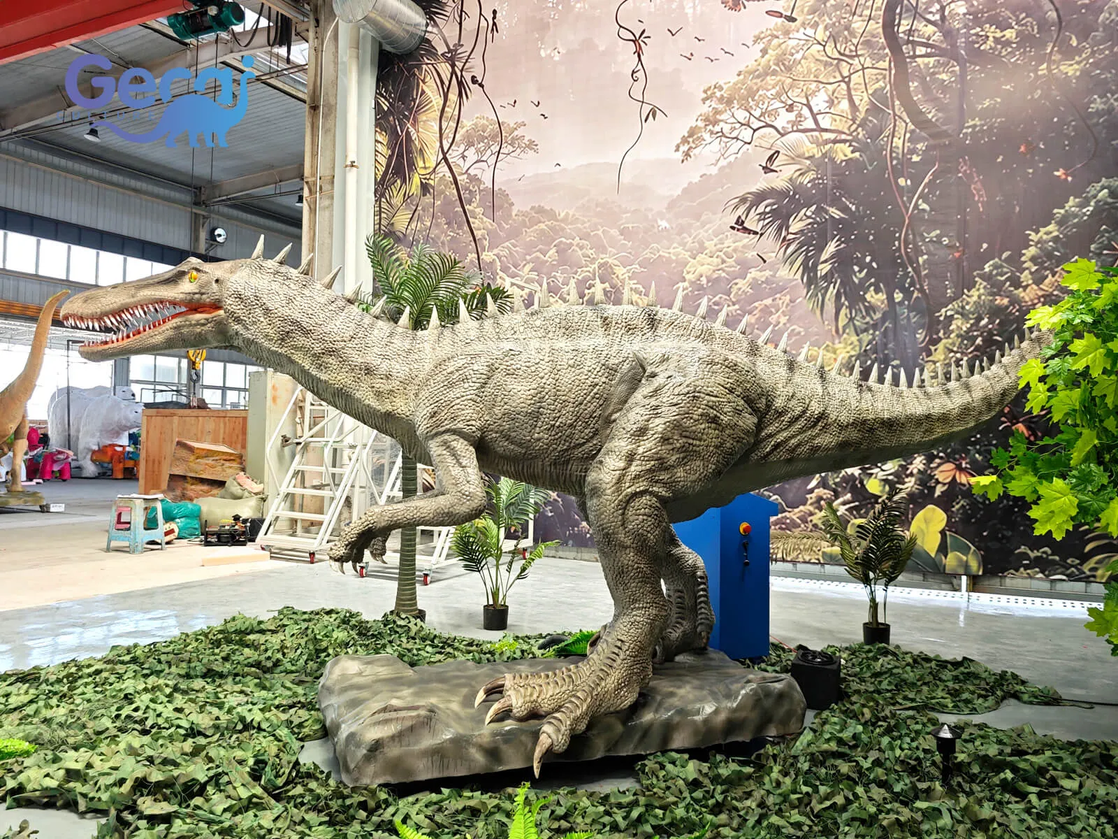 GeCai Culture is a leading animatronic dinosaur manufacturer specializing in realistic animatronic dinosaurs, life size dinosaur models, robotic dinosaurs, and custom dinosaur attractions for theme parks, museums, exhibitions, and entertainment venues worldwide.