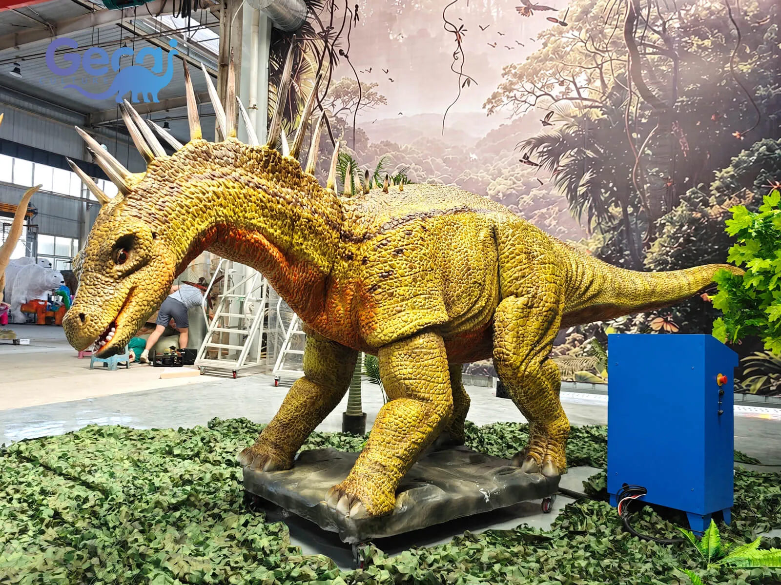 Outdoor Animatronic Amargasaurus with Servo Motor