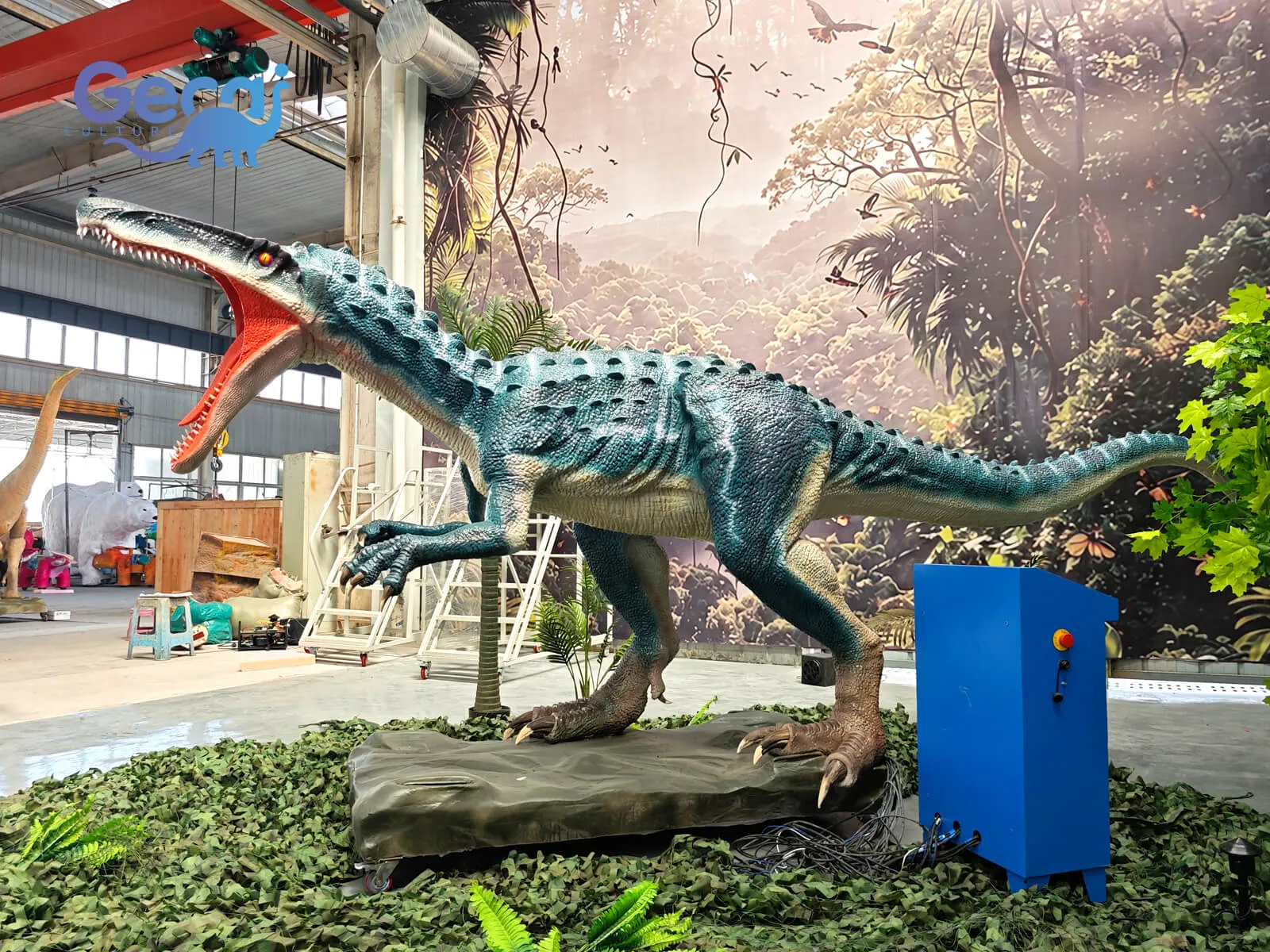 The Servo Motor Animatronic Baryonyx is a premium dinosaur attraction designed for parks, themed entertainment venues, and educational exhibitions. Featuring the Baryonyx's distinctive long crocodile-...