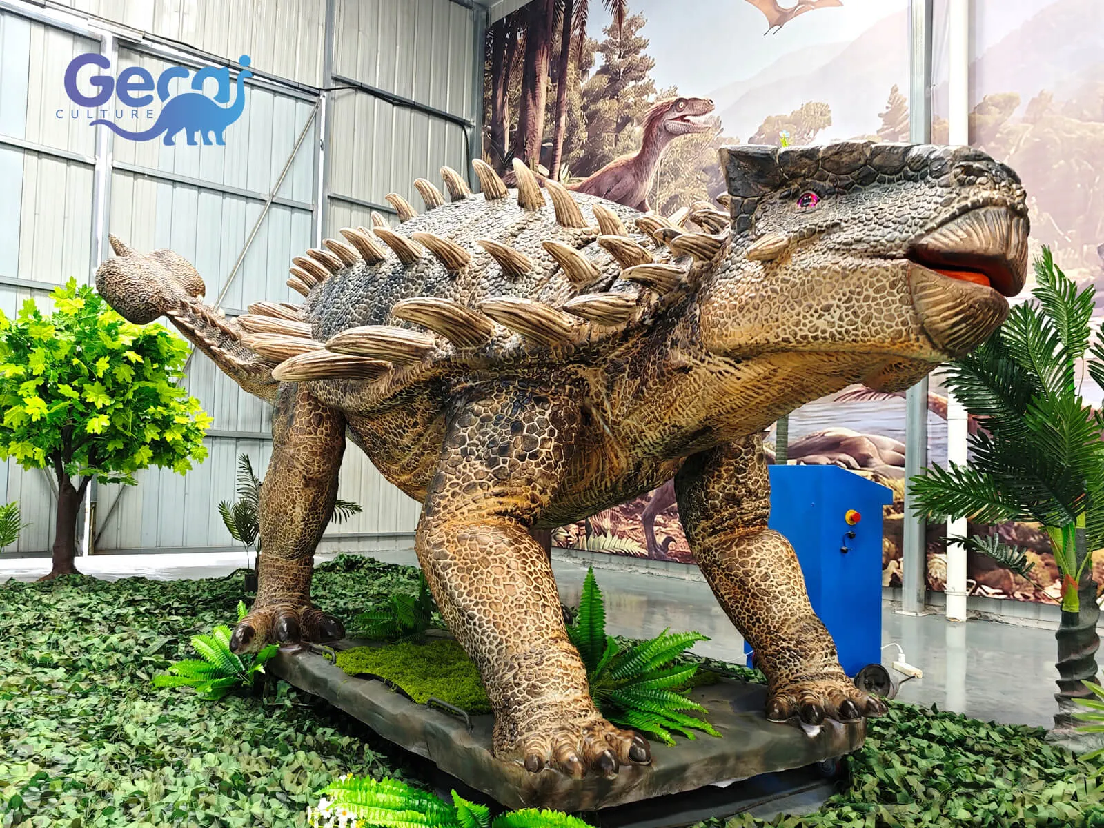 GeCai Culture is a leading animatronic dinosaur manufacturer specializing in realistic animatronic dinosaurs, life size dinosaur models, robotic dinosaurs, and custom dinosaur attractions for theme parks, museums, exhibitions, and entertainment venues worldwide.