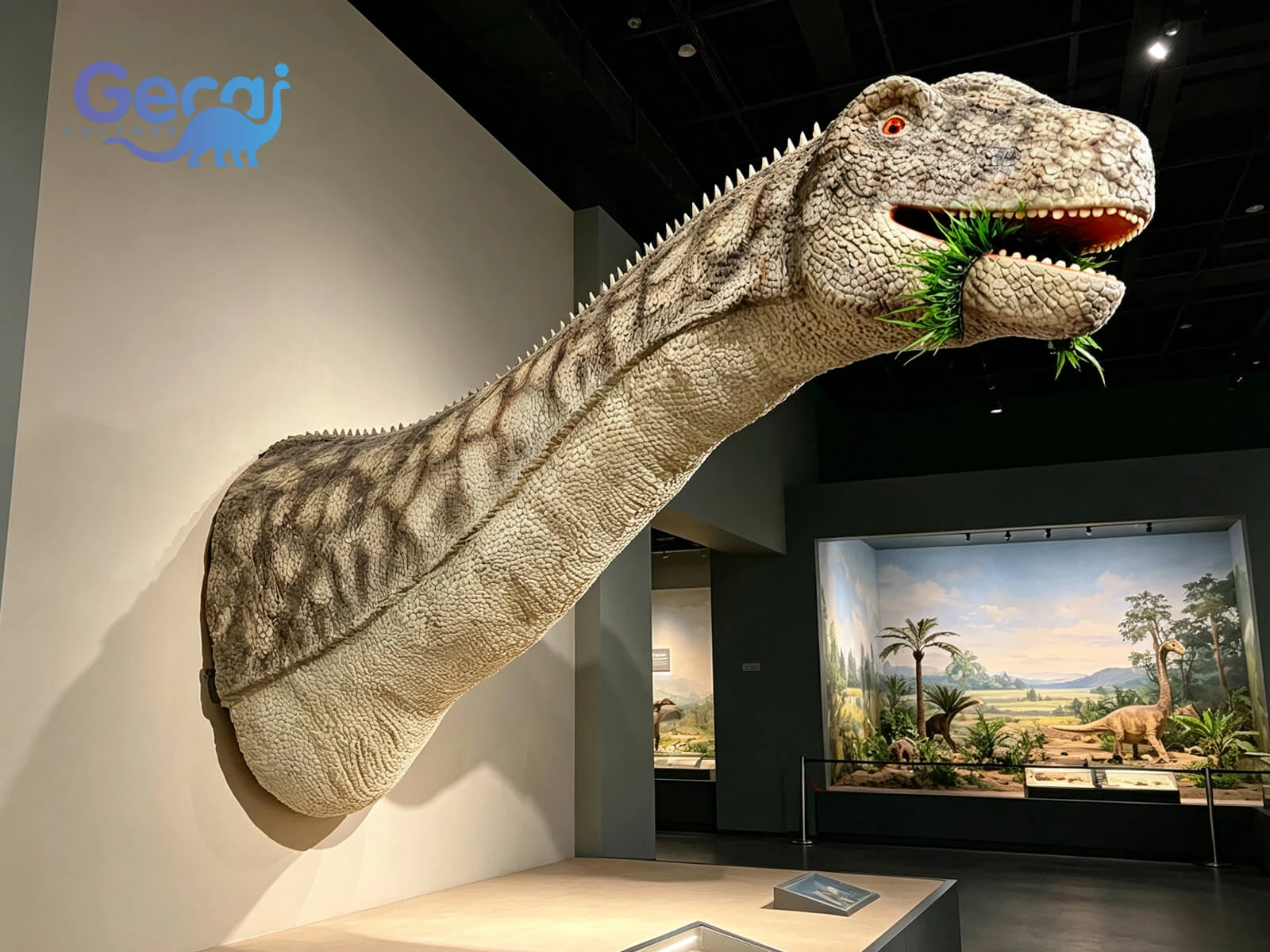 GeCai Culture is a leading animatronic dinosaur manufacturer specializing in realistic animatronic dinosaurs, life size dinosaur models, robotic dinosaurs, and custom dinosaur attractions for theme parks, museums, exhibitions, and entertainment venues worldwide.
