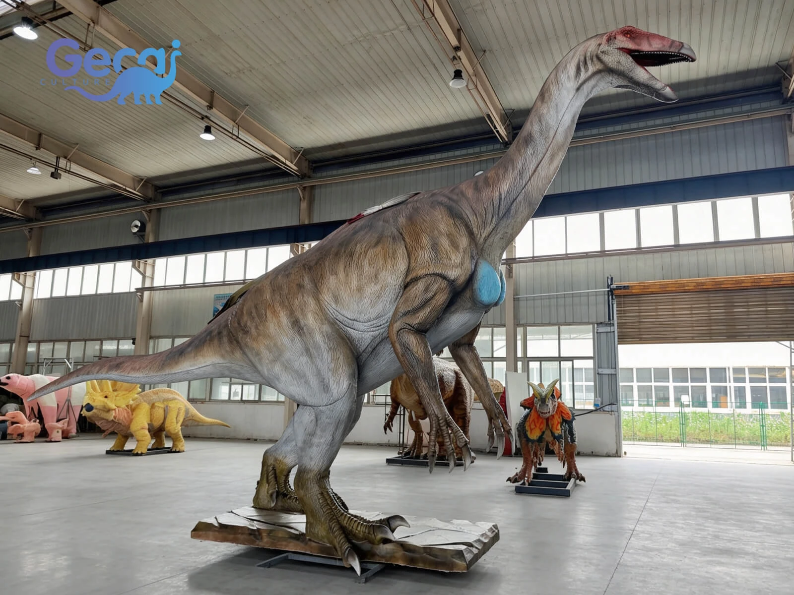 GeCai Culture is a leading animatronic dinosaur manufacturer specializing in realistic animatronic dinosaurs, life size dinosaur models, robotic dinosaurs, and custom dinosaur attractions for theme parks, museums, exhibitions, and entertainment venues worldwide.