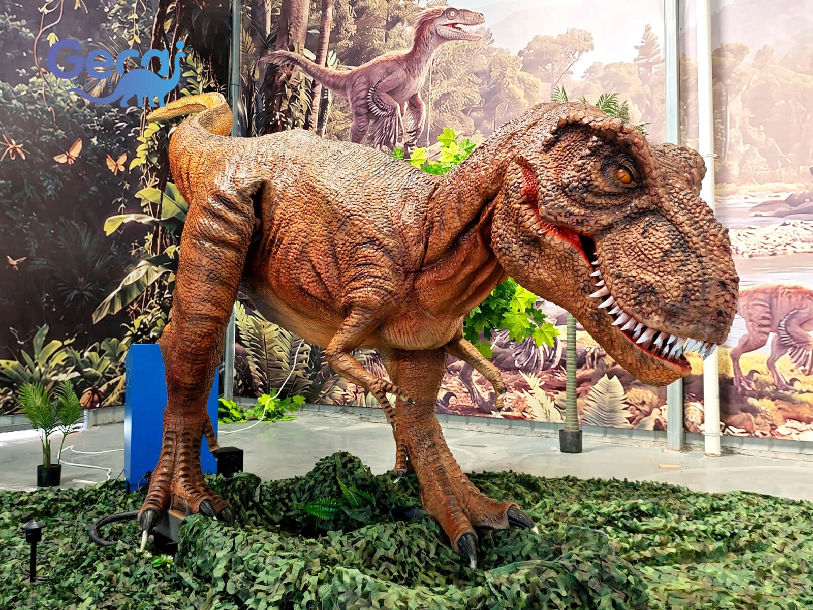 Servo Motor T-Rex Animatronic Dinosaur for Theme Parks
