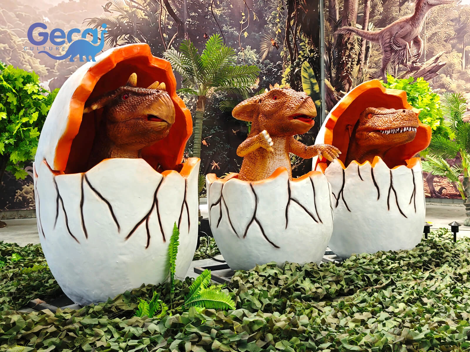 Animatronic Dinosaur Egg for Photo Opportunities