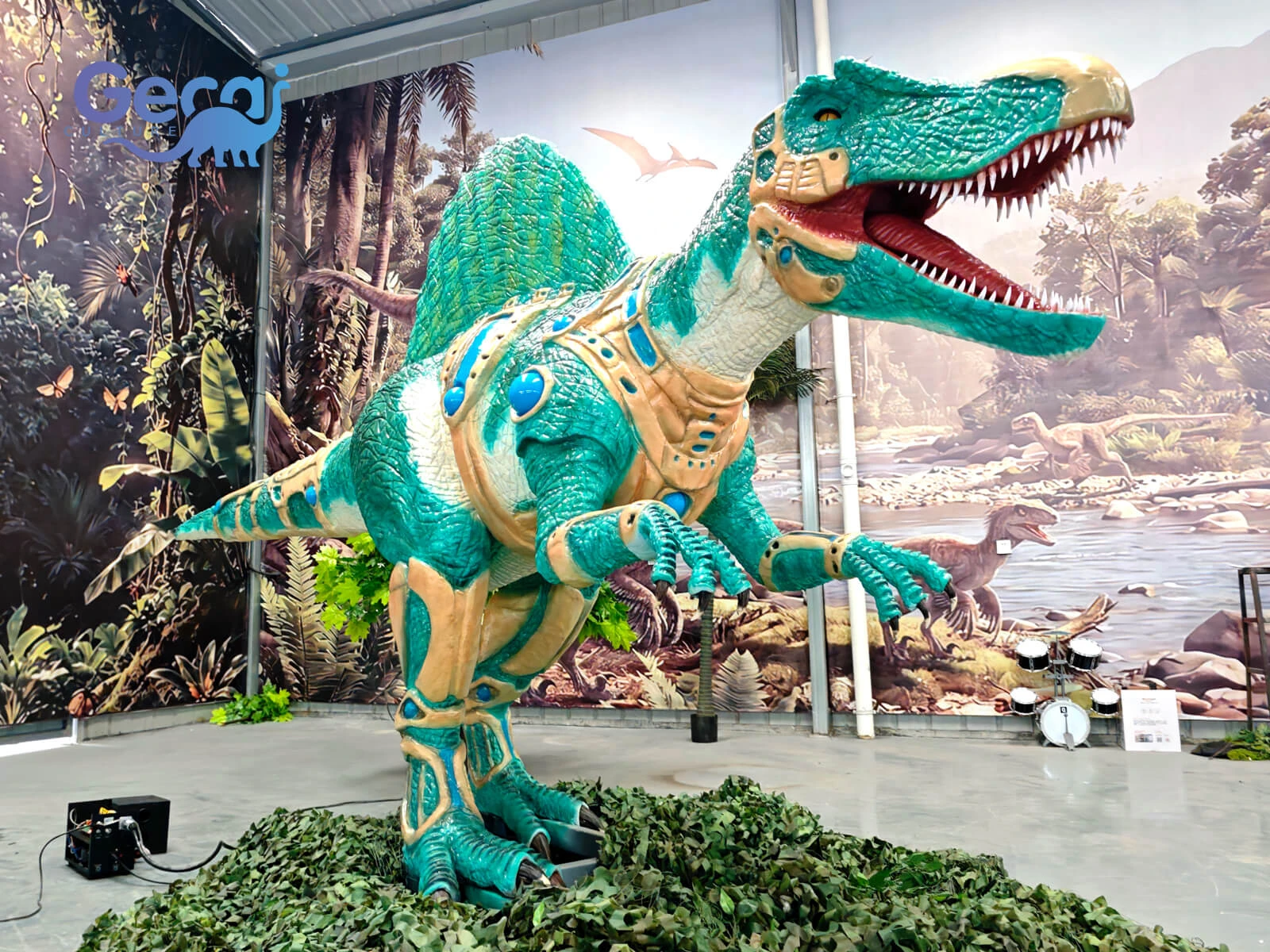 Animatronic Mecha Spinosaurus for Theme Parks
