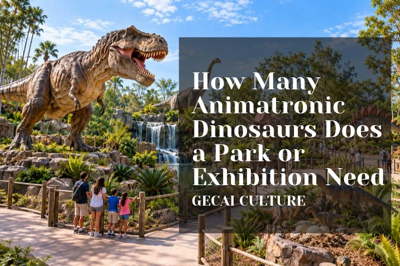How Many Animatronic Dinosaurs Does a Park or Exhibition Need?